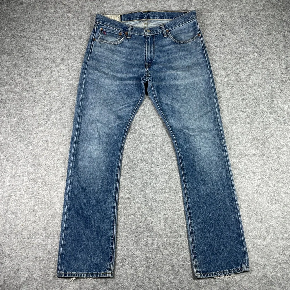 Polo Ralph Lauren Jeans Mens 33x32 Blue Authentic Dungarees Denim